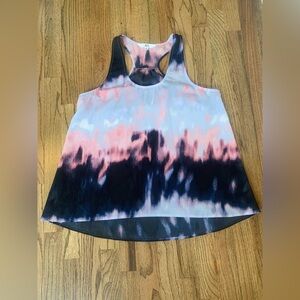 Jack by BB Dakota Pink and Blue Dip Dye Top
